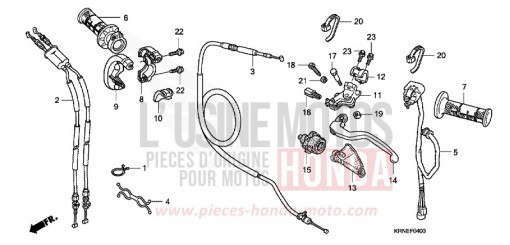HANDLE LEVER/SWITCH/CABLE CRF250RD de 2013